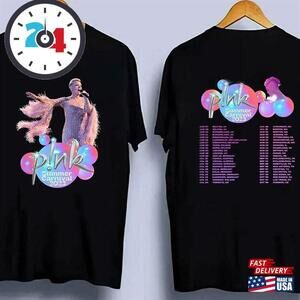 Pnk Summer Carnival Trustfall Album Tee Singer Tour T-shirt Classic 2 2 Sided